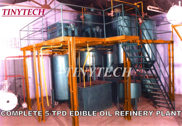 Edible Oil Refinery Plant